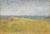 Painting by Georges Lemmen painted in pointalist style, slight abstract appearance, view of a beach.