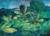 Image showing a painting by John Minton showing a green tropical jungle landscape