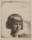 An etching by Gerald Brockhurst of a young girl with dark eyes, a block fringe and bobbed hair cut