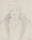 Pencil sketch portrait of a man wearing a peaked hat, monocle, a coat with a large fur collar and shirt and tie.