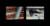 A film still with two rectangles. In the left hand rectangle is a photo of the inside of a roof with wooden rafters and the right hand rectangle shows a black cat hanging from a different outdoor wooden rafter.